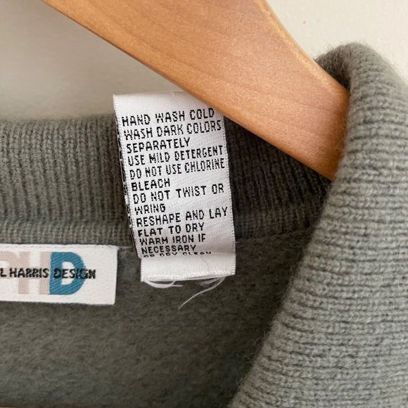 Paul Harris Design | Vintage 100% Lambs Wool Fair Isle Zip Cardigan Sweater M - Picture 9 of 16